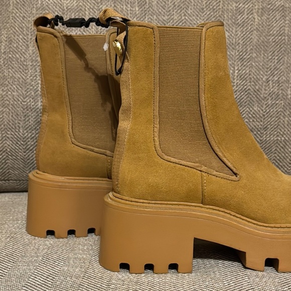 NWT Zara Brown 2” Stylish Platform Boots Shoes Womens Size 5 - Picture 4 of 15